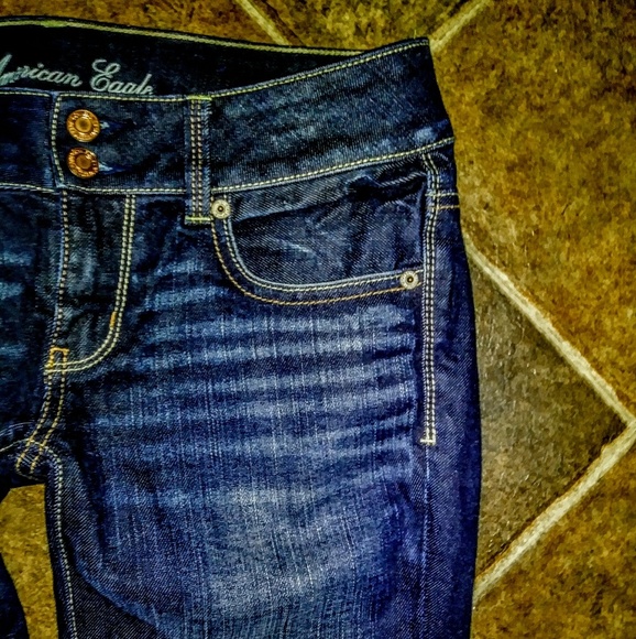 American Eagle Jeans Size 4 Artist Skinny Crop New - Picture 3 of 6
